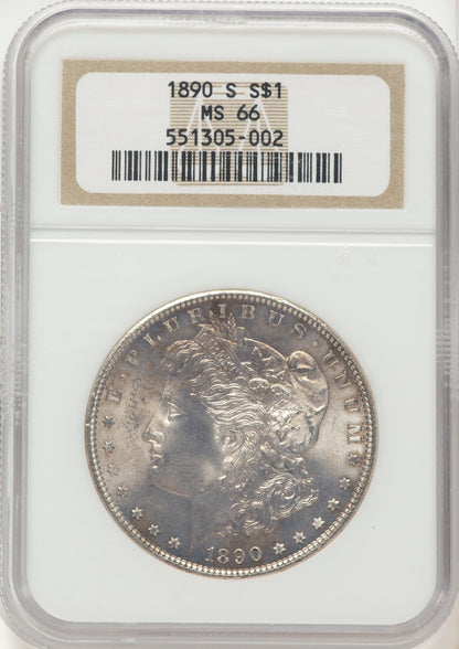 1890-S Morgan Dollar NGC MS66