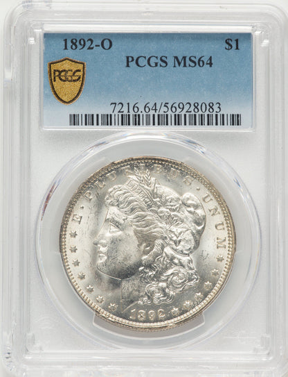 1892-O Morgan Dollar PCGS MS64