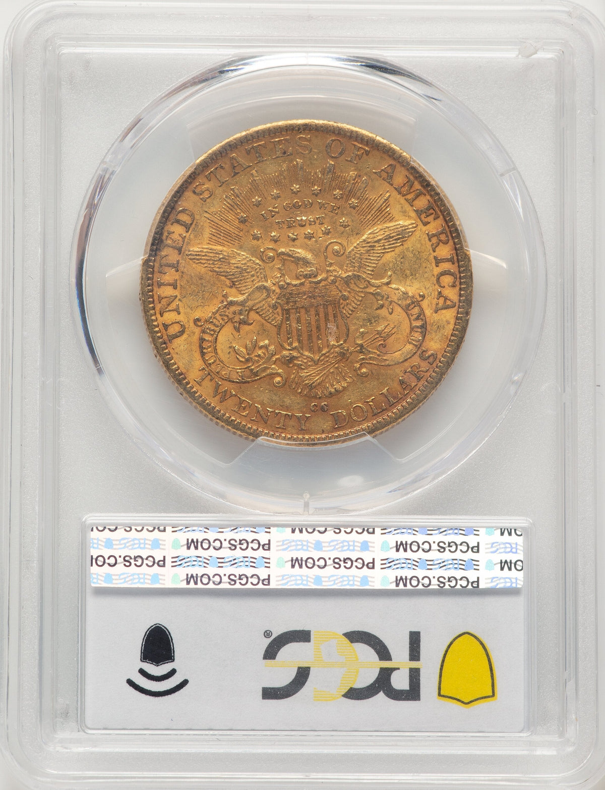 1883-CC $20 Liberty Double Eagle PCGS MS61