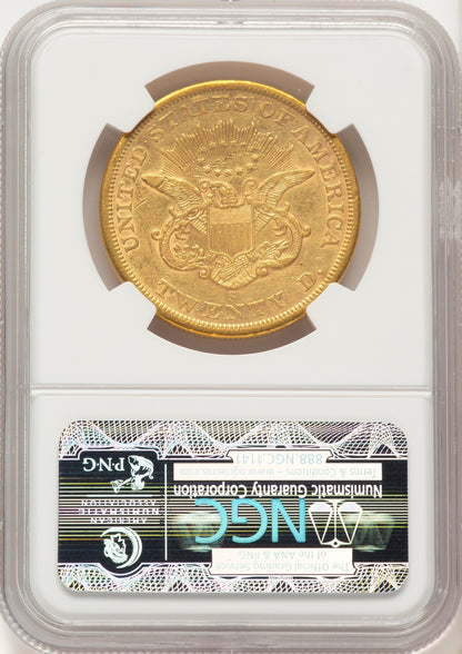 1861-S $20 Liberty Double Eagle NGC XF45