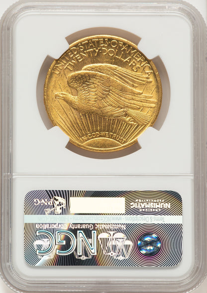 1909/8 $20 FS-301 Saint-Gaudens Double Eagle NGC MS61