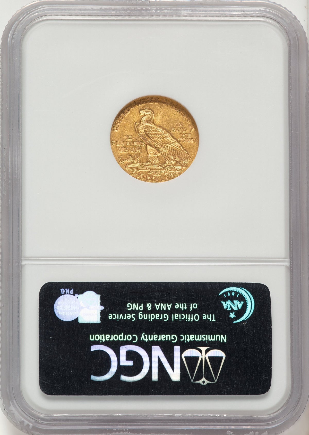 1910 $2.50 Indian Quarter Eagle NGC MS62