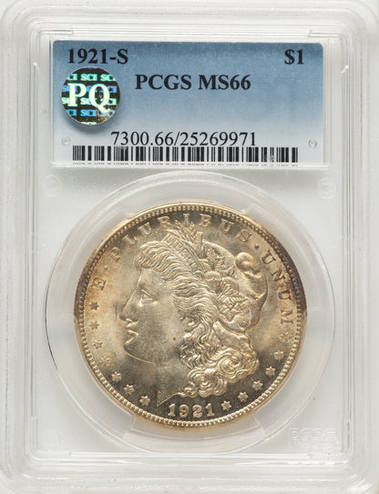 1921-S Morgan Dollar PCGS MS66