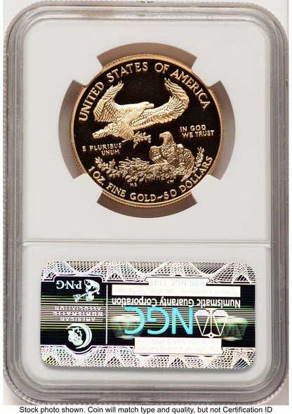 2004-W Proof Gold Eagle 1 oz Brown Label NGC PF70