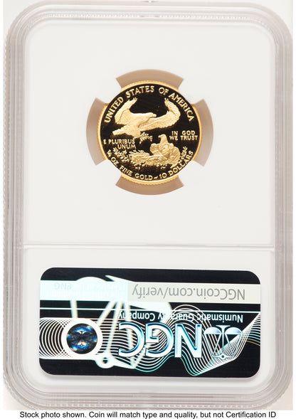 2000-W Proof Gold Eagle 1/4 oz Brown Label NGC PF70