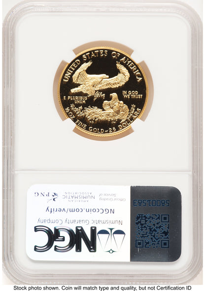 1989-P Proof Gold Eagle 1/2 oz Brown Label NGC PF70