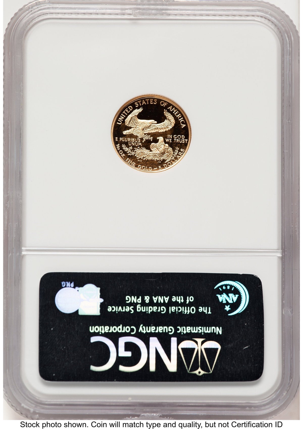 1994-W Proof Gold Eagle 1/10 oz Brown Label NGC PF70