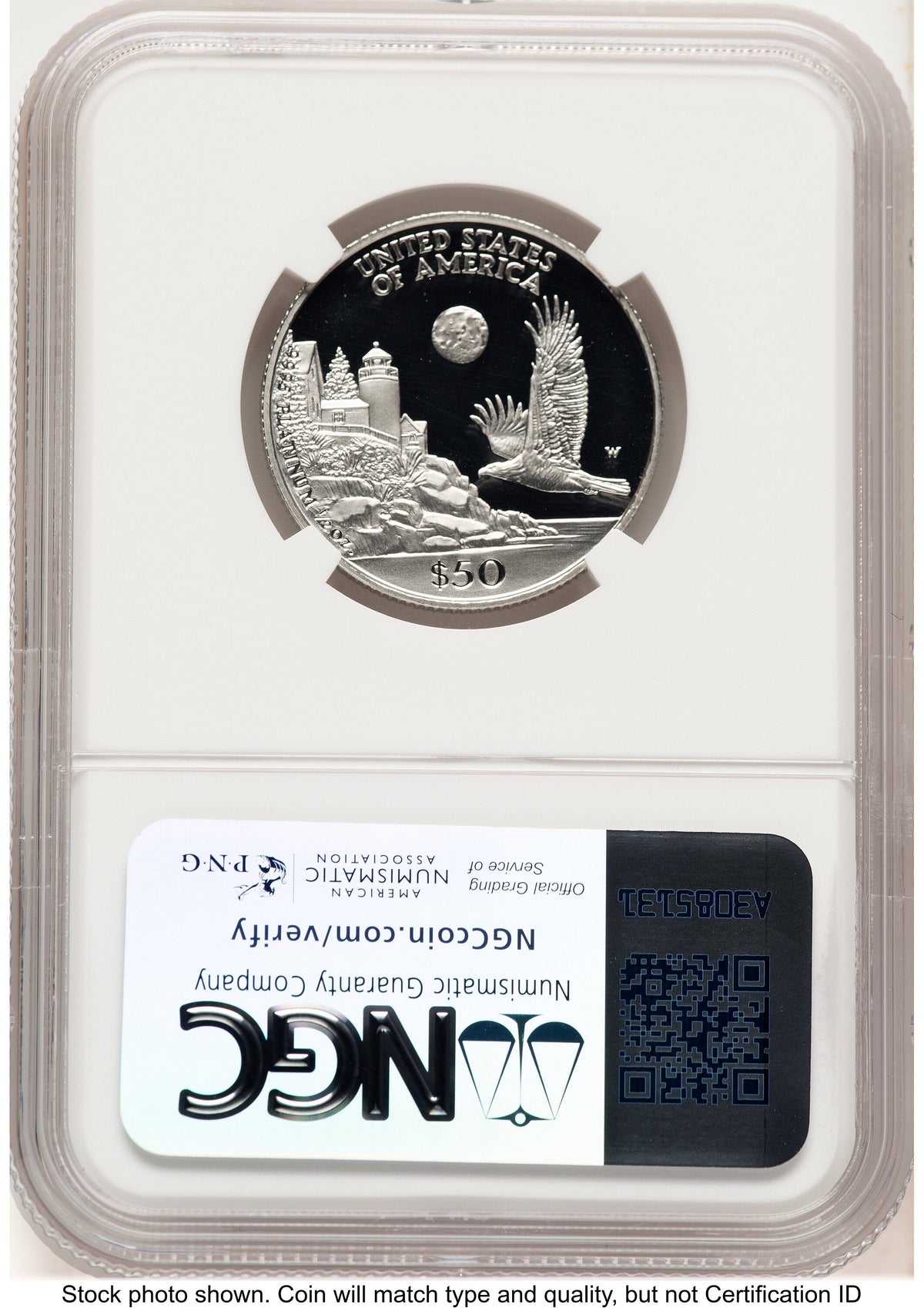1998-W Proof Platinum Eagle 1/2 oz Brown Label NGC PF70