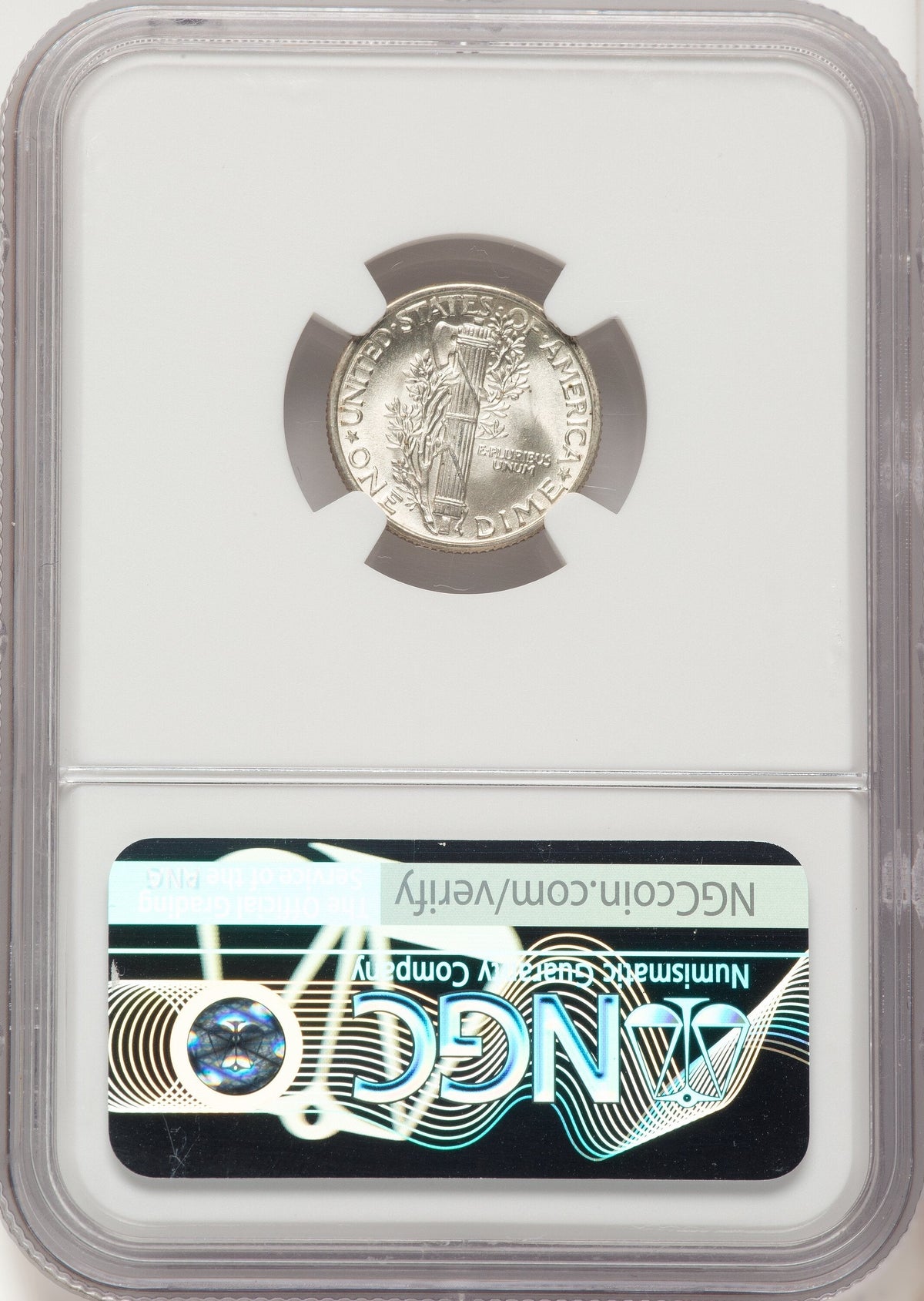 1940 10C FB Mercury Dime NGC MS68
