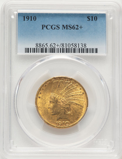 1910 $10 Indian Eagle PCGS MS62+