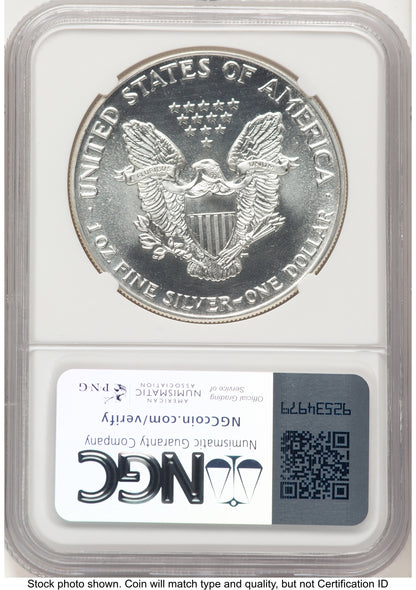 1988 Silver Eagle Early Production Kenneth Bressett Red Book From US Mint Sealed Box NGC PF70