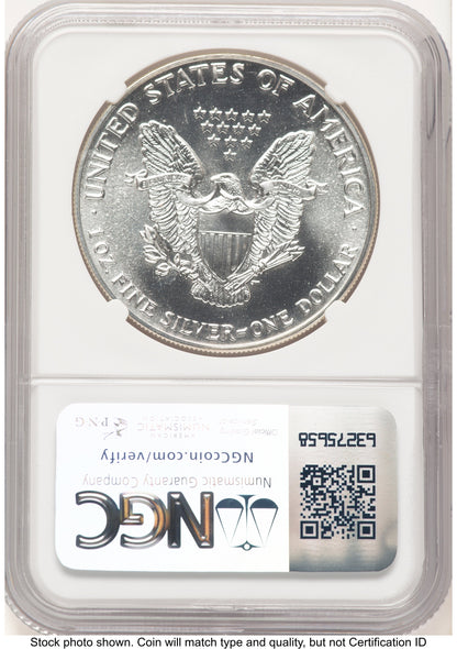 1988 Silver Eagle Mike Castle NGC MS70