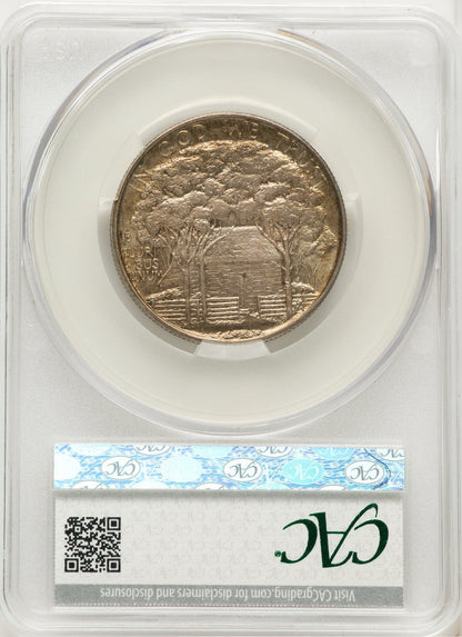 1922 50C Grant With Star Commemorative Silver CACG MS63