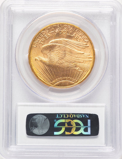 1910-D $20 CAC Blue Gradient Saint-Gaudens Double Eagle PCGS MS64
