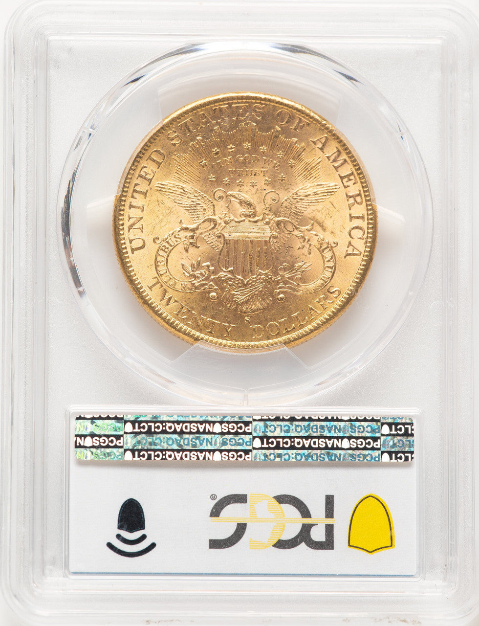 1891-S $20 CAC Blue Gradient Liberty Double Eagle PCGS MS63