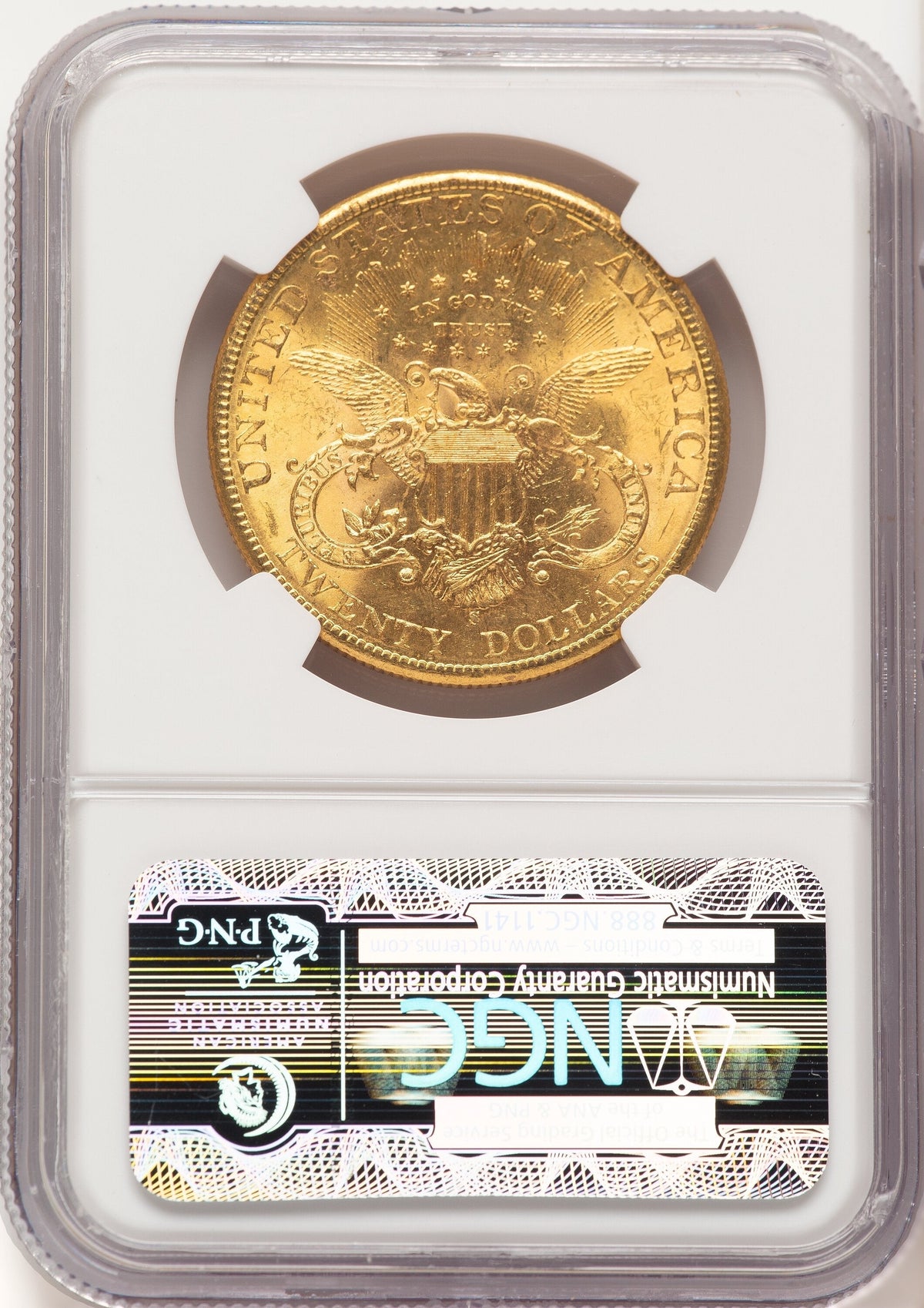 1900-S $20 CAC Liberty Double Eagle NGC MS63