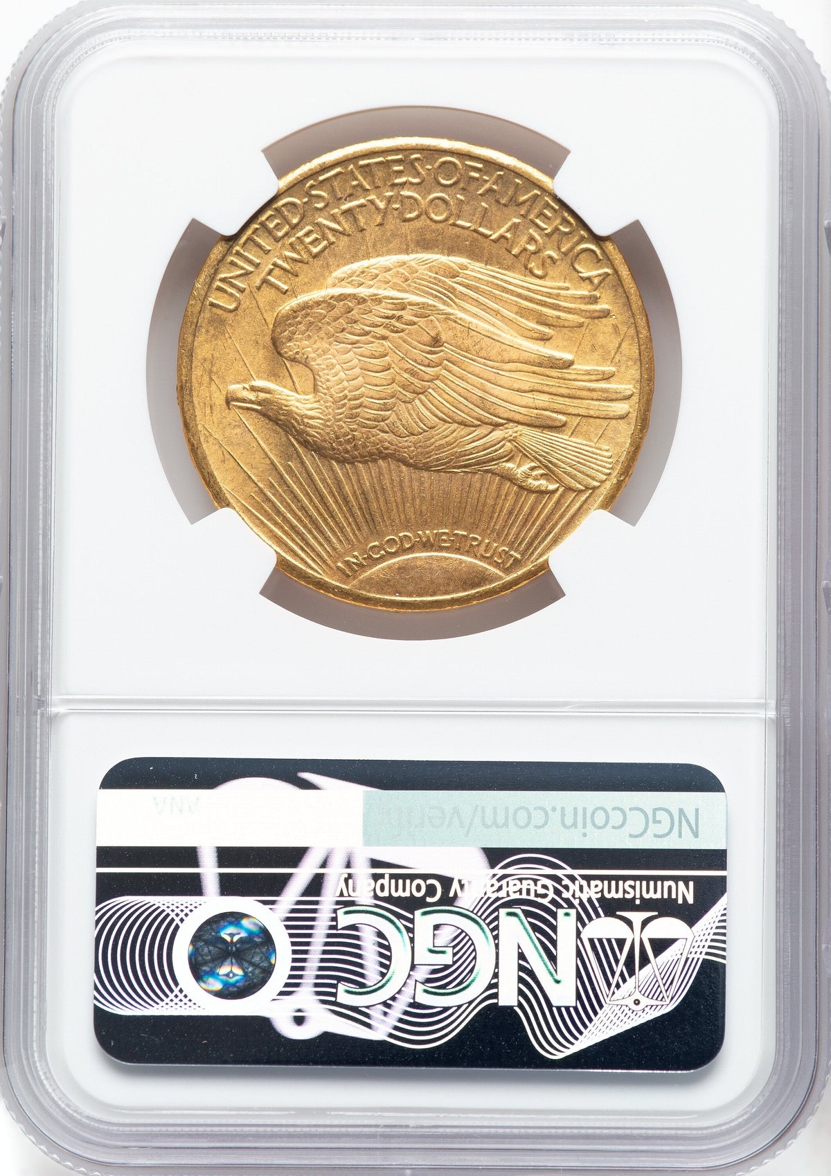 1924 $20 Saint Saint-Gaudens Double Eagle NGC MS66+