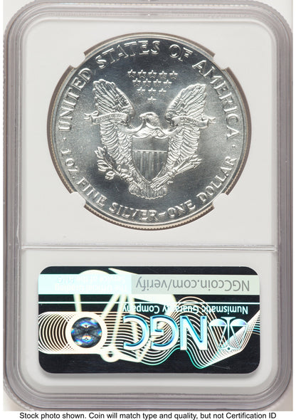 1987-(S) Silver Eagle John NGC MS70 Mercanti