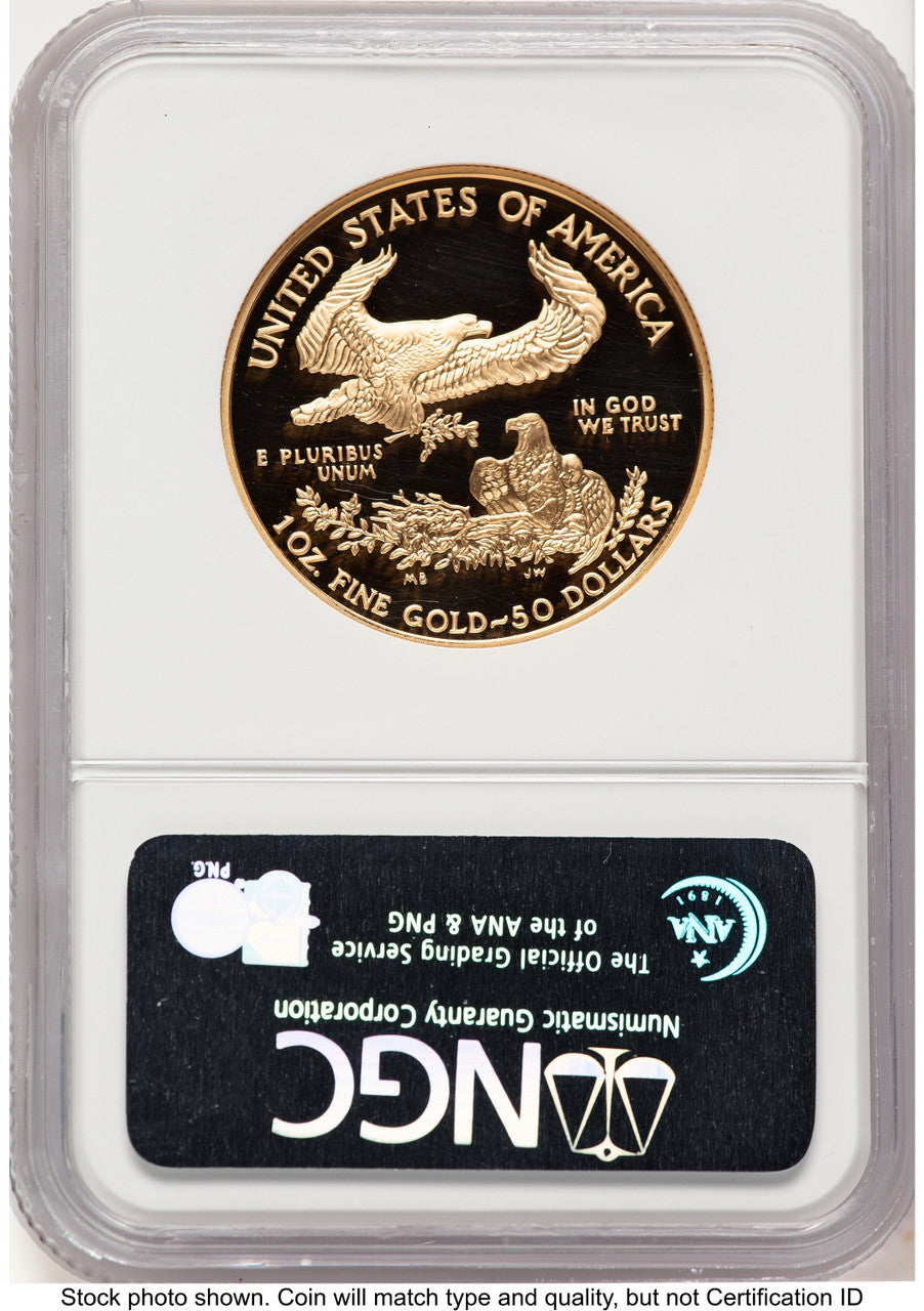 2007-W Proof Gold Eagle 1 oz Brown Label NGC PF70 (522240216)