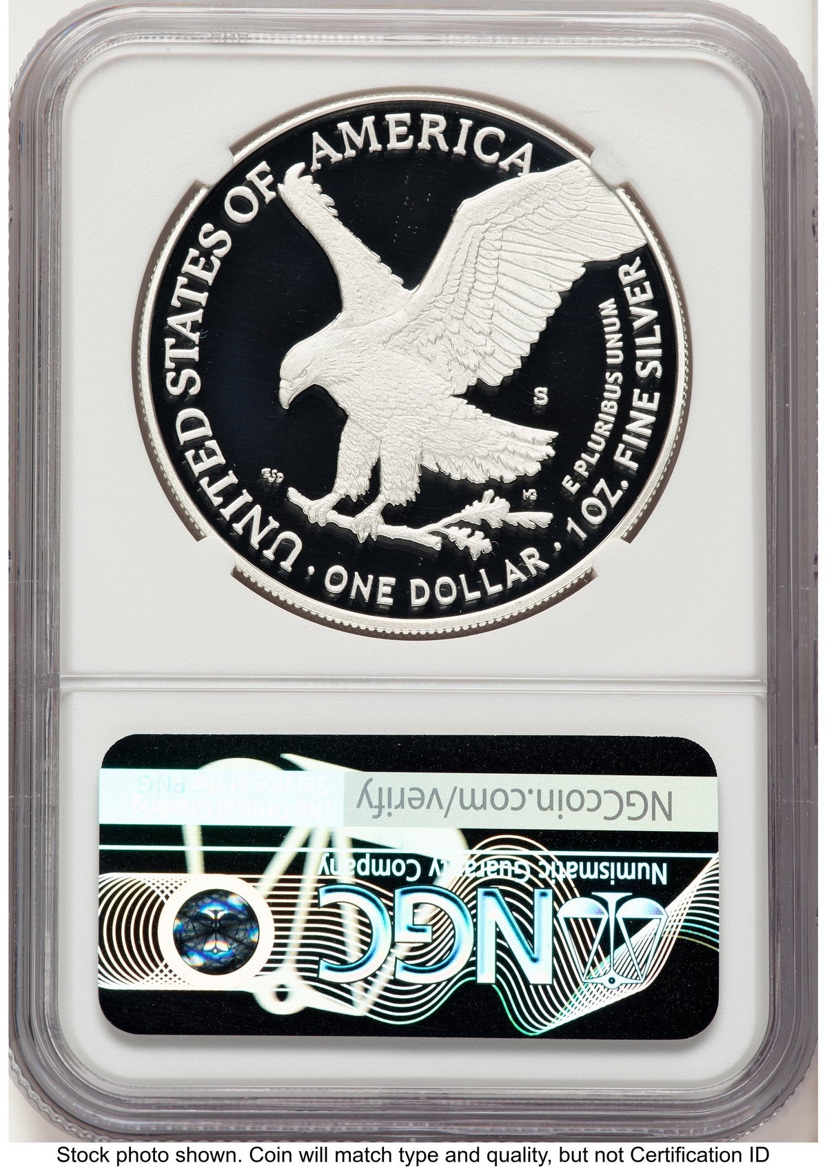 2025-S Proof Silver Eagle Privy U.S. Navy 250th Anniversary 1 oz FDI Mike Castle NGC PF70