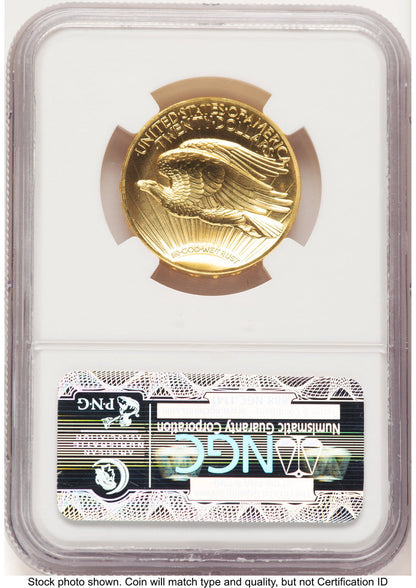 2009 G$20 Ultra High Relief Saint Gaudens Label NGC MS70 (522415003)
