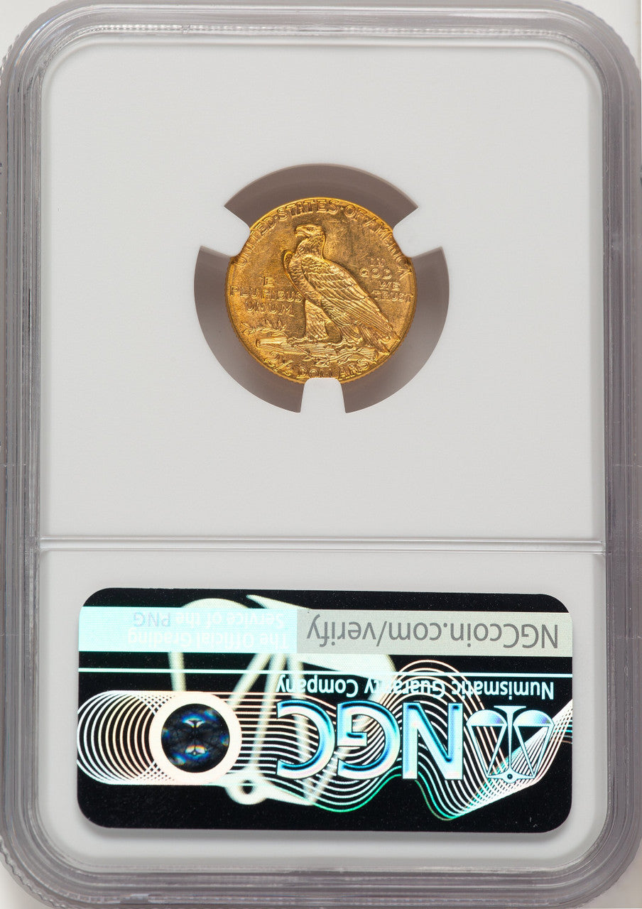 1912 $2.50 Indian Quarter Eagle NGC MS62 (523003004)