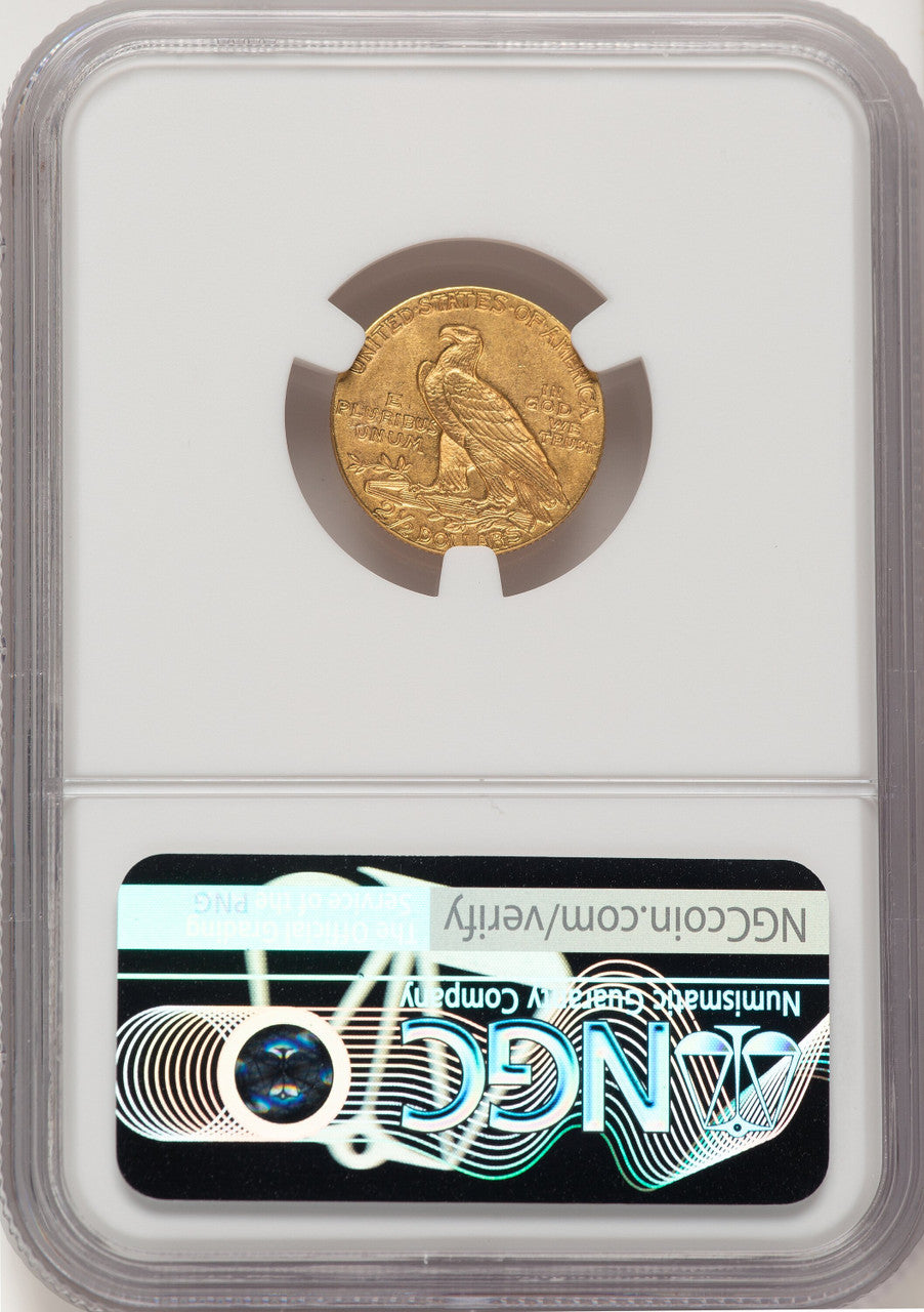 1910 $2.50 Indian Quarter Eagle NGC MS62 (523003007)
