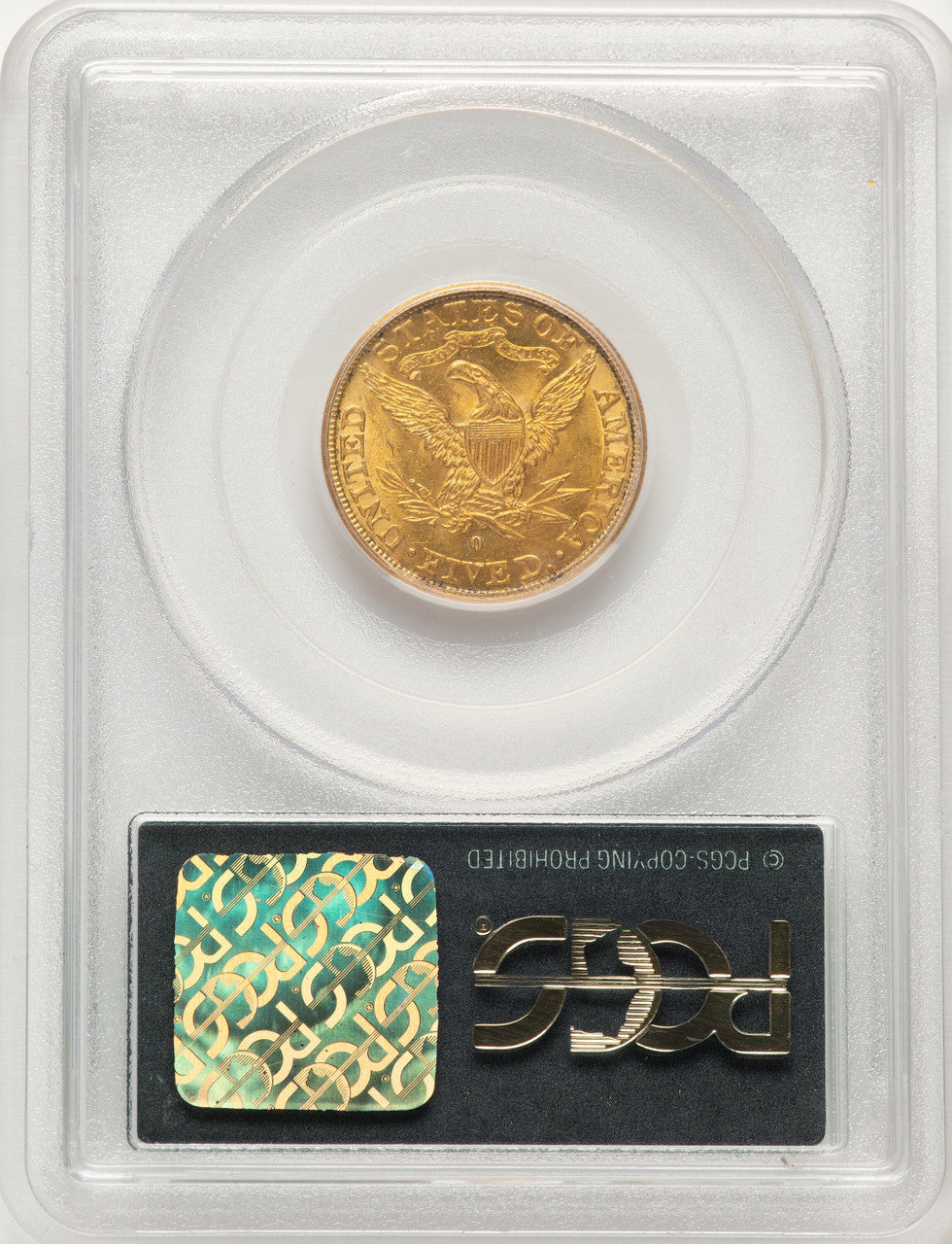 1892-O $5 CAC Liberty Half Eagle PCGS MS62
