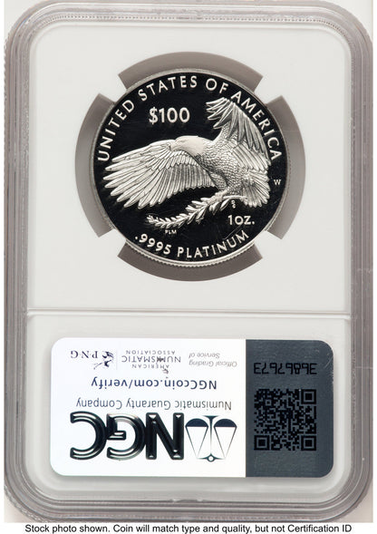 2024-W Proof Platinum Eagle 1 oz ER Premier Select Series NGC PF70