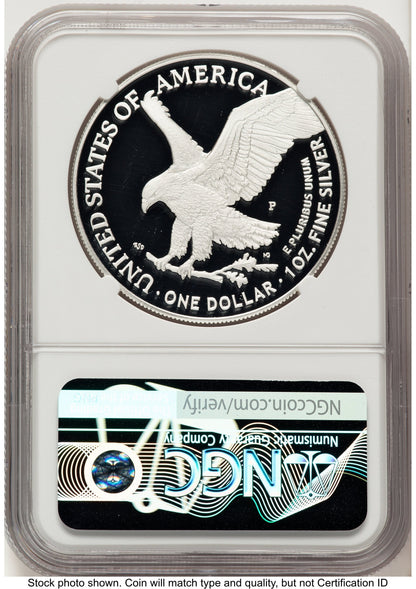 2026-P Proof Silver Eagle Congratulations Set 1 oz FDI Red Book NGC PF70