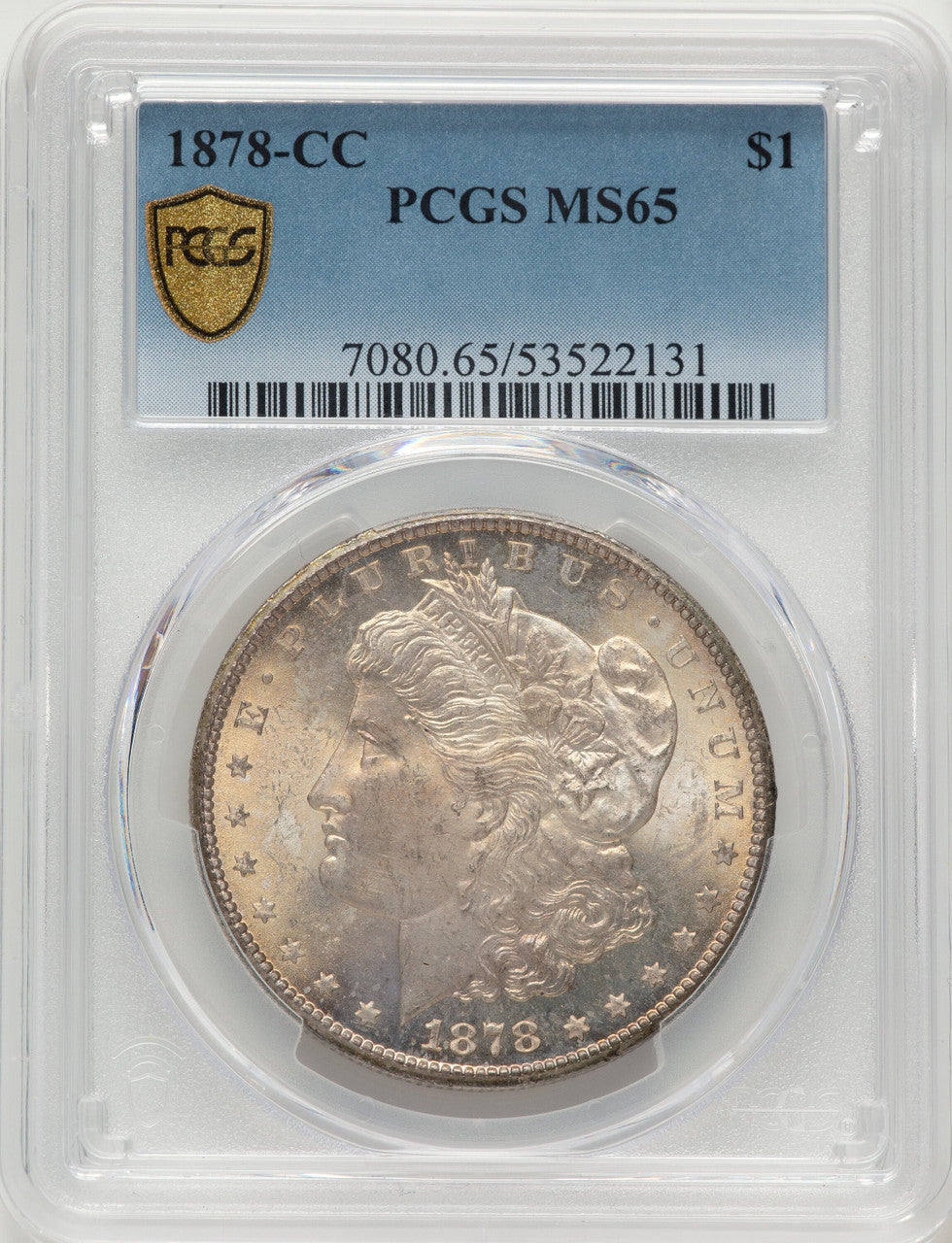 1878-CC Morgan Dollar PCGS MS65