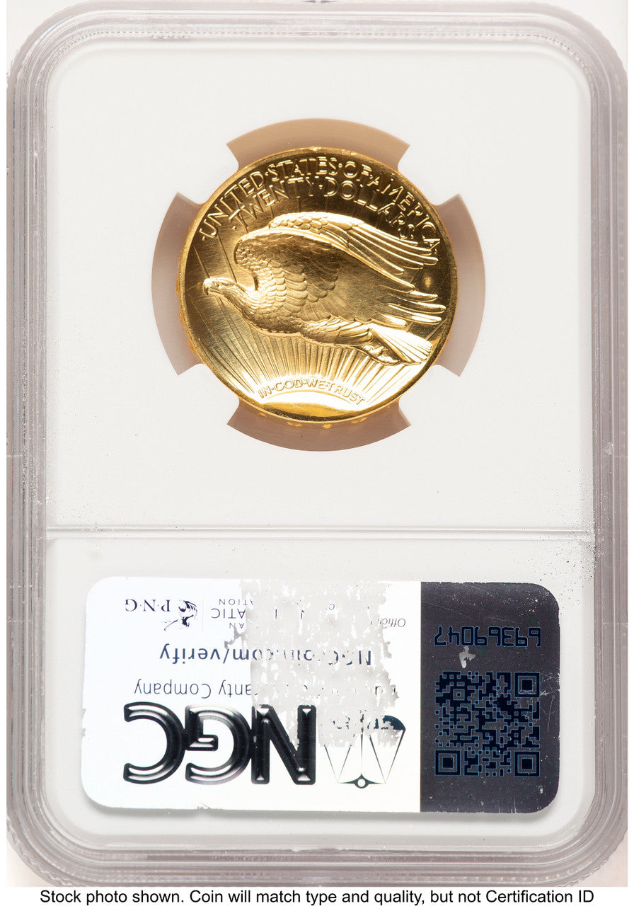 2009 G$20 Ultra High Relief Brown Label NGC MS70