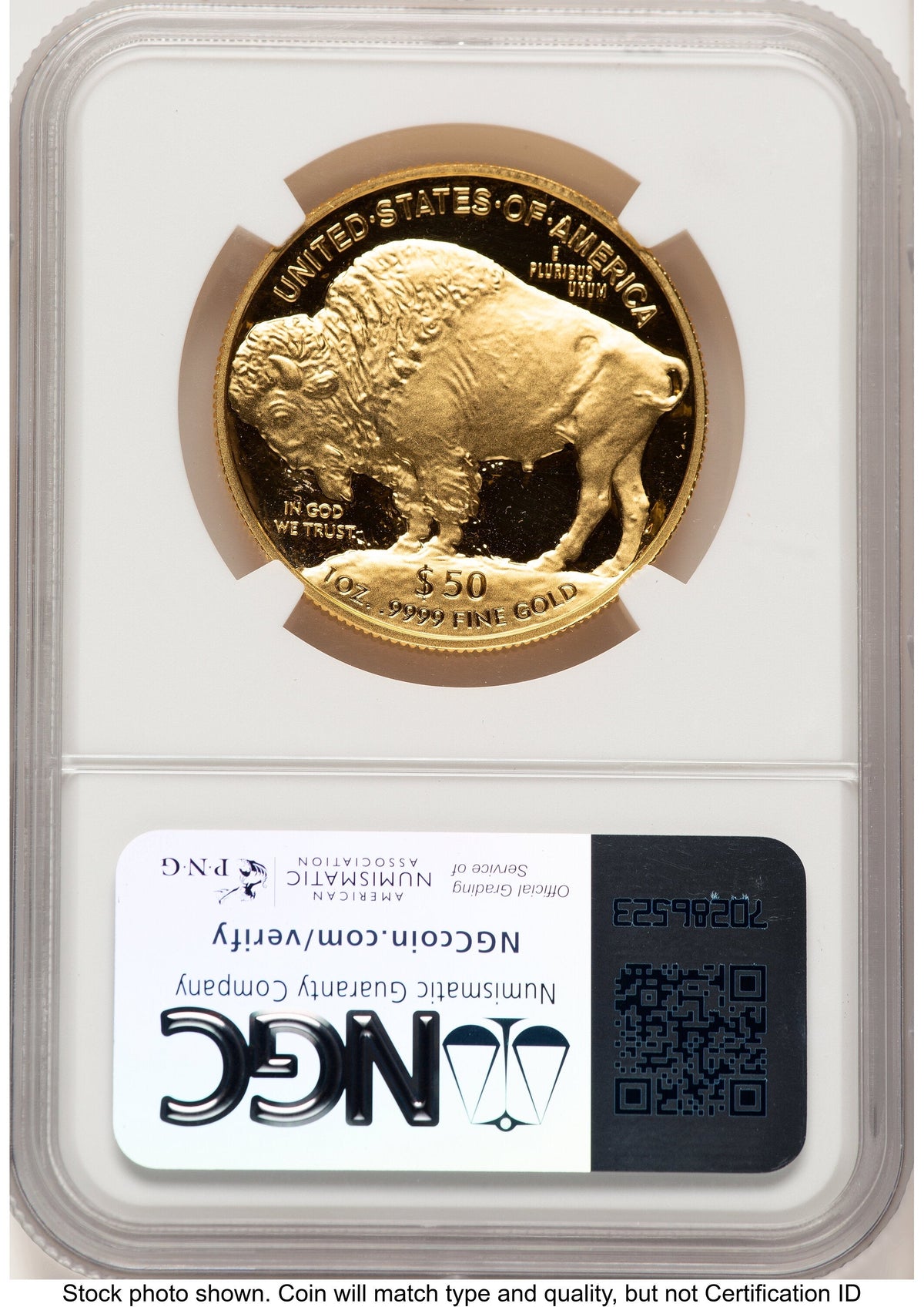 2024-W Proof Gold Buffalo 1 oz ER Mike Castle NGC PF70