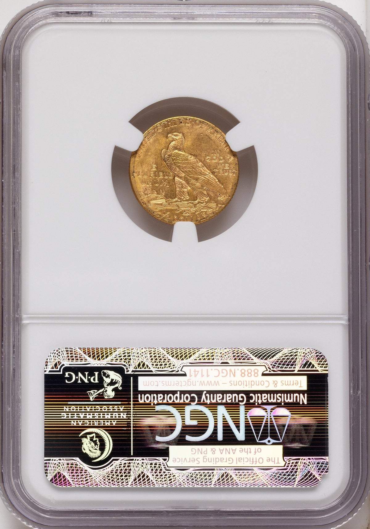 1925-D $2.50 Indian Quarter Eagle NGC MS65