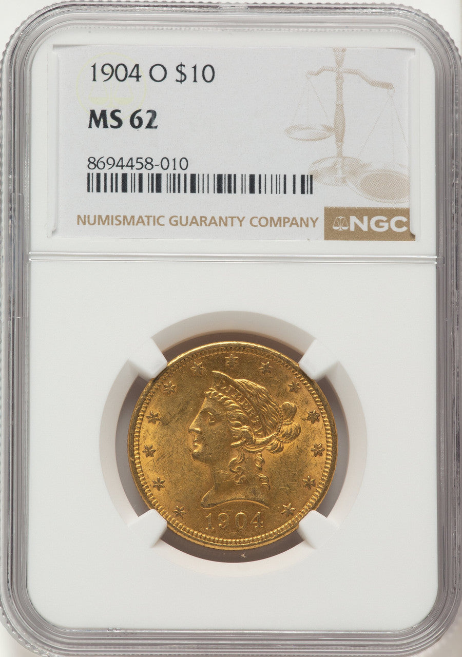 1904-O $10 Liberty Eagle NGC MS62