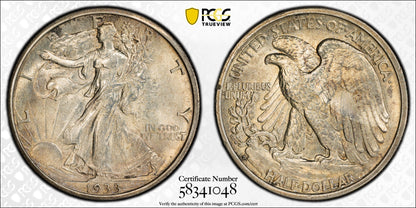1933-S Walking Liberty Half Dollar 50C PCGS MS62