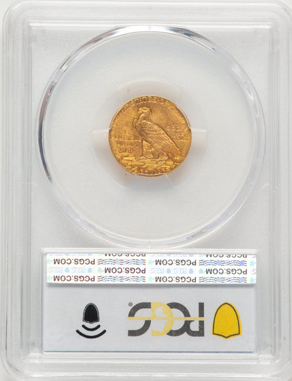 1911-D $2.50 Indian Quarter Eagle PCGS MS64+