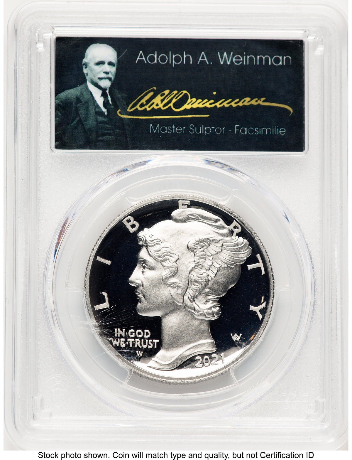 2021-W Palladium Eagle 1 oz FS Adolph Weinman PCGS PR70