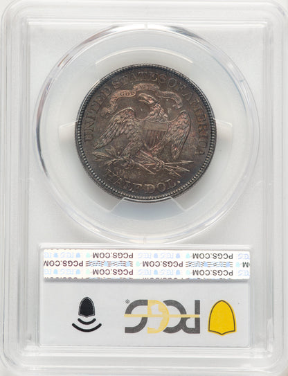 1870 50C CAC Seated Half Dollar PCGS MS65+