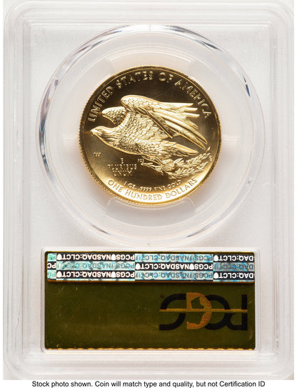 2015-W G$100 American Liberty High Relief FS Gold Foil PCGS MS70 (779042002)
