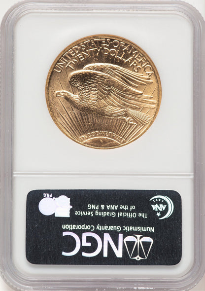 1923 $20 CAC Saint-Gaudens Double Eagle NGC MS63