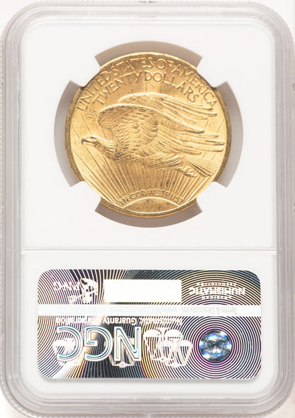 1913 $20 CAC Saint-Gaudens Double Eagle NGC MS63