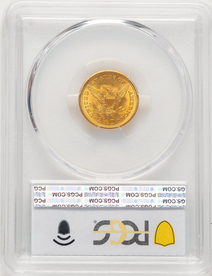 1905 $2.50 CAC Liberty Quarter Eagle PCGS MS67+