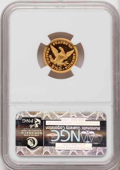 1887 $2.50 CA Proof Liberty Quarter Eagle NGC PR64