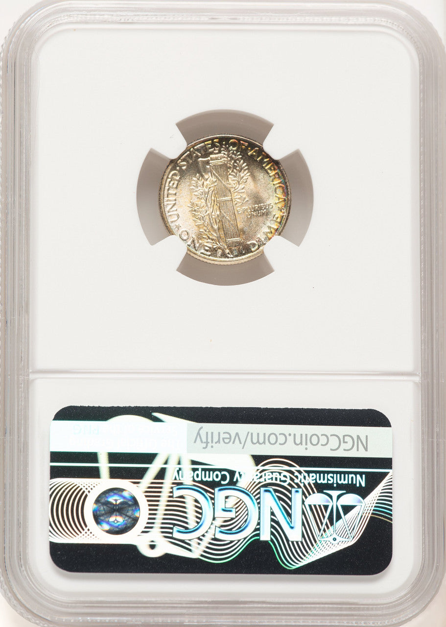 1945-D 10C FB Mercury Dime NGC MS67