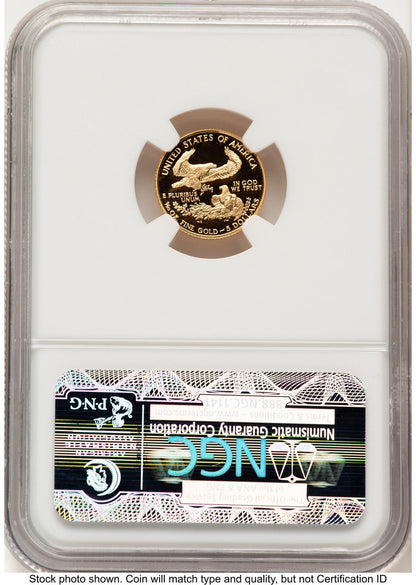 1988-P Proof Gold Eagle 1/10 oz Brown Label NGC PF70 (783189022)