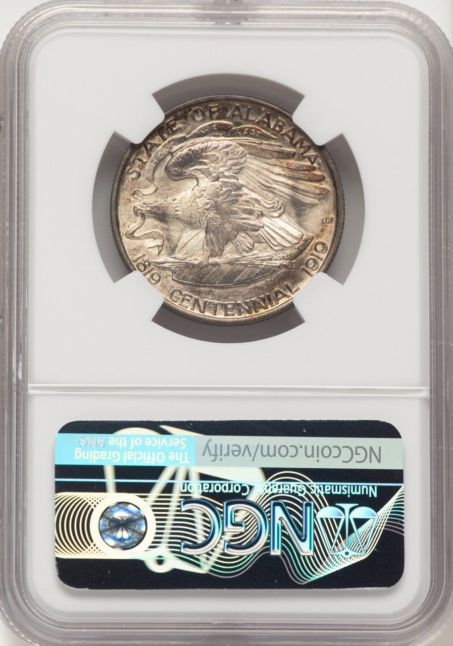 1921 50C Alabama Commemorative Silver NGC MS66