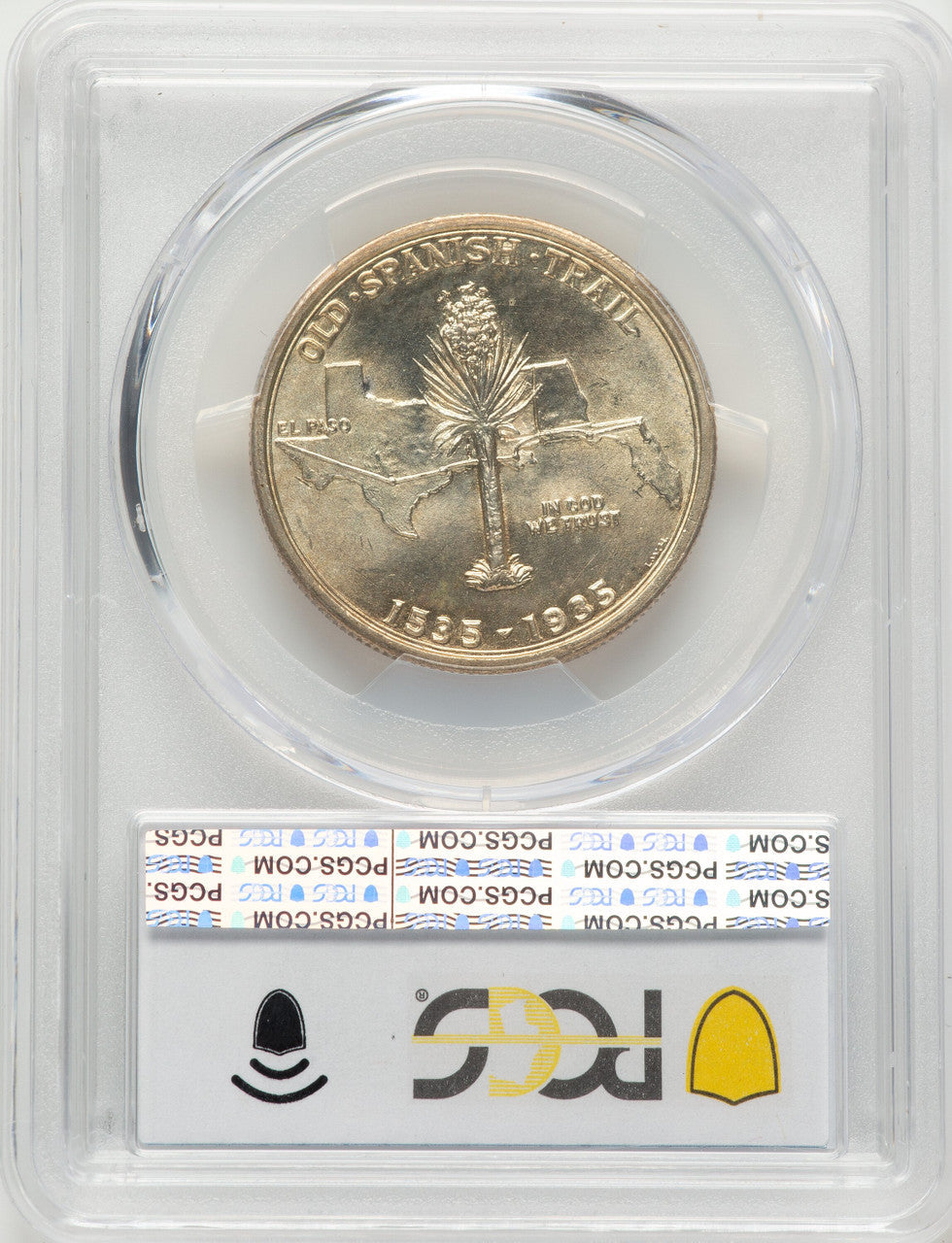 1935 50C Spanish Trail Commemorative Silver PCGS MS65