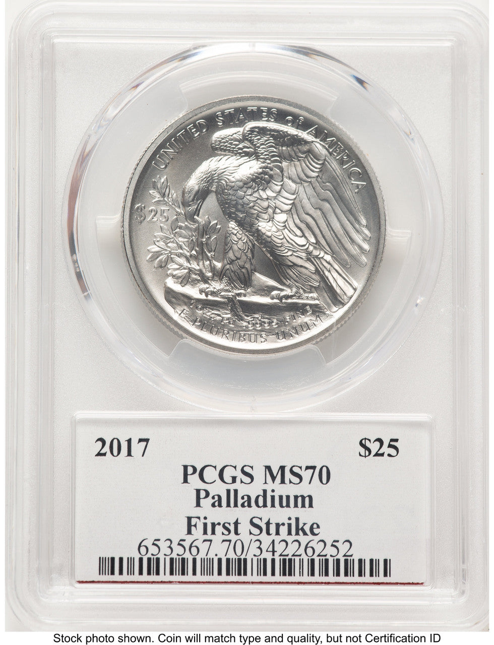 2017 Palladium Eagle 1 oz FS PCGS MS70 Ed Moy