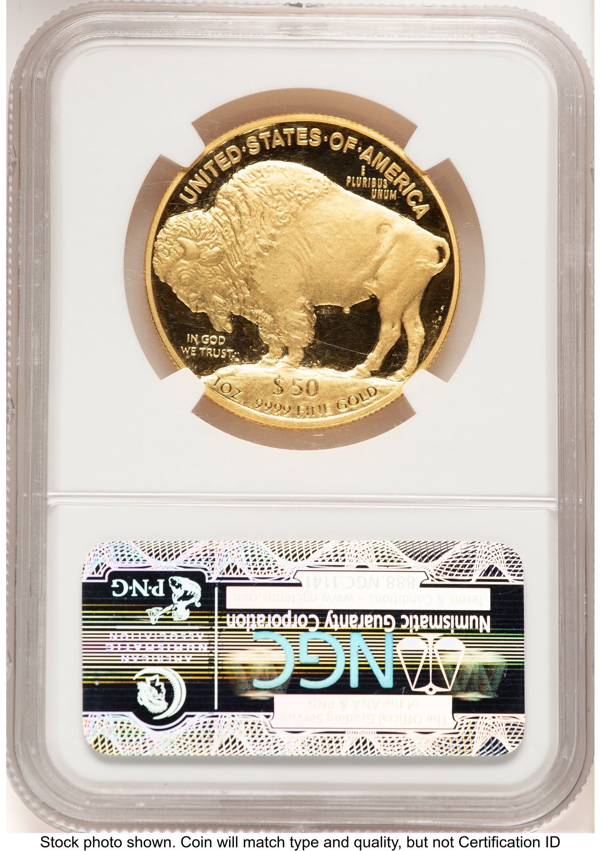 2007-W Proof Gold Buffalo 1 oz Brown Label NGC PF70